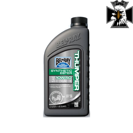 Motorový olej Bel-Ray THUMPER RACING WORKS SYNTHETIC ESTER 4T 10W-50 1 l