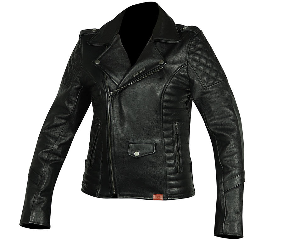 Nazran Nazran Broadway - Dámska kožená bunda na moto - čierna, Veľkosť S