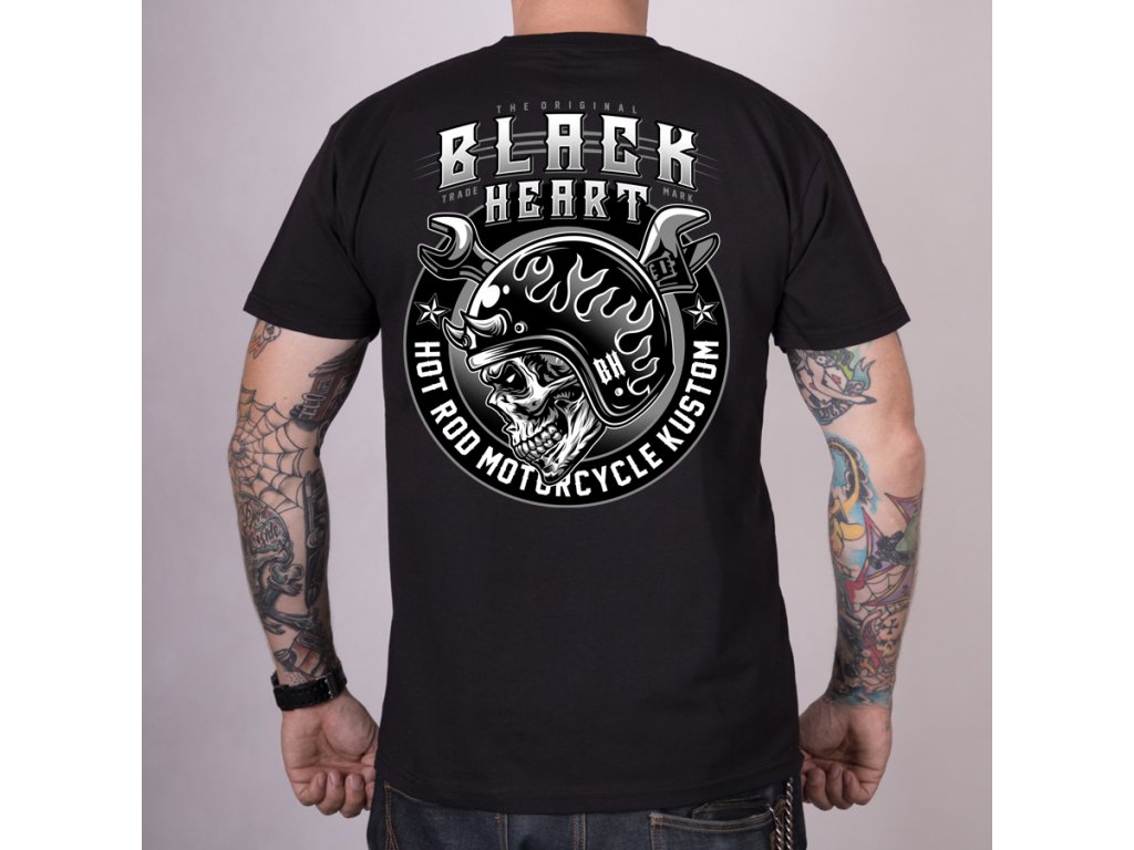Black Heart Pánske motorkárske tričko BLACK HEART MOTORCYCLE BOOMER, Veľkosť M