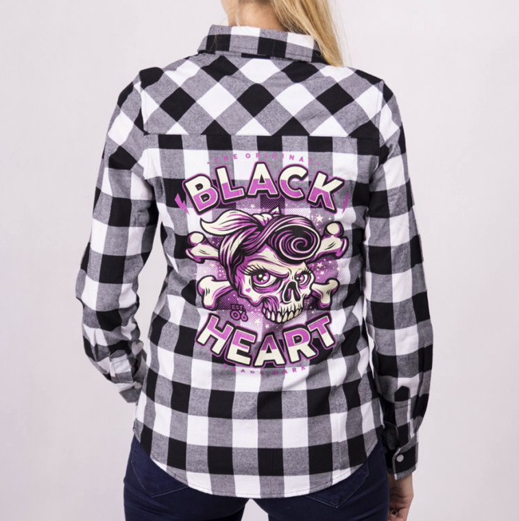 Black Heart Dámská motorkárska košela BLACK HEART RIZZO, Veľkosť S