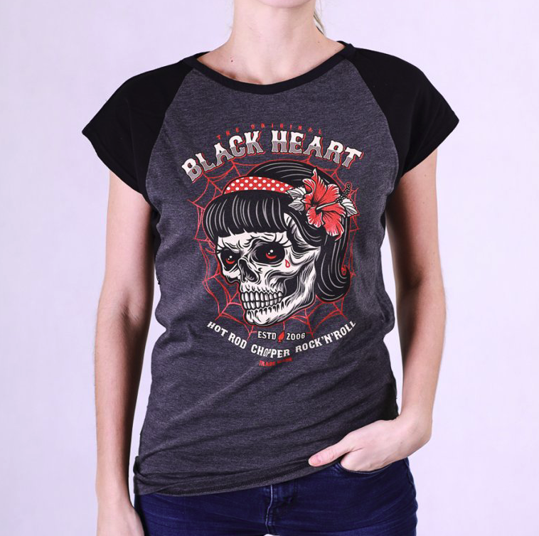Black Heart Dámske motorkárske tričko BLACK HEART SARINA RG, Veľkosť M