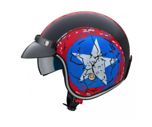 W-TEC Otvorená moto helma W-TEC Café Racer - Big Star , Veľkosť M