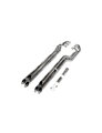CHROMOVANÉ VÝFUKY SLASHCUT DRAG PIPES 6 INTO 6 HONDA F6C
