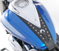 Kožený pás na nádrž bez kapsičky pre motocykle Yamaha XVS 950 Midnight Star