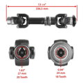Zadný hnací hriadeľ Can-am Outlander Renegade G2 703500988, 703500858, 703500931 18/20 L337