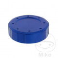 Veko dolievacej nádobky pre brzdovú kvapalinu 61 mm Alu modrý pre Kawasaki Vulcan 1600 2003-2008