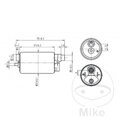 Čerpadlo paliva alternatíva 7003333 Pre Yamaha Midnight Star XVS 950 2009-2015