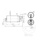 Čerpadlo paliva alternatíva 7003334 pre Shadow VT750 C2 Spirit RC53 2007-2009
