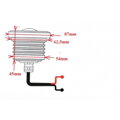 Lampy led z ringiem komplet 2 szt