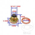 Magnetická olejová výpustná skrutka JMP M14X1.50 s tesniacim krúžkom Pre Yamaha Midnight Star XVS 950 2009-2015