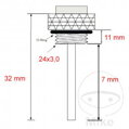 Mierka teploty oleja JMP M 24X3.0MM pre Honda VF750C Magna RC43 1993-2000