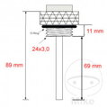 Mierka teploty oleja JMP M 24X3.0MM pre Honda VT750 DC RC48 Black Widow 2000-2003