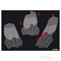 Plexi TOUR NEW GEN PUIG transparent pre kategória Yamaha xv950 r Bolt 2016-2021