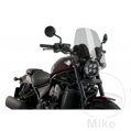 Plexi TOUR NEW GEN PUIG rauchgrau  pre Honda CMX 1100 Rebel 2021-2024