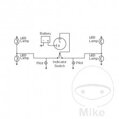 Relé blinkru elektrické JMP 12V 2 PIN  pre Kawasaki Vulcan VN900 2006-2017 