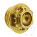 Skrutka Nalievacia AL EVT 20X2.5 mm gold pre Yamaha MT09 / FZ09 RN29 2013-2016 