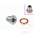 Skrutka výpusť oleja MAG JMP M14X1.5MM s DICHTR pre Yamaha MT10  FZ10 RN45 2016-2021