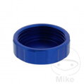 Veko dolievacej nádobky pre brzdovú kvapalinu 61 mm Alu modrý pre Kawasaki Vulcan 2000 2004-2010