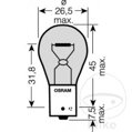 Žiarovka 12V21W BAU15S OSR 2 BLI JMP 1590137 Pre Yamaha Midnight Star XVS 950 2009-2015