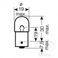 Žiarovka 12V5W BA15S OSR 2 BLI JMP 1590128 pre Honda VT750 C2 RC44  Aero 1997-2002