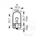 Žiarovka 12V5W W2.1X9.5D OSR JMP 1590104  Pre Yamaha Midnight Star XVS 950 2009-2015