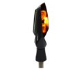 KOSO LED BLINKER MARS, ČIERNY, DÝMOVÉ SKLÍČKO