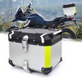 Univerzálny zadný hliníkový kufor na motocykel - 28L strieborný