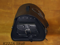 Kožená zadná brašňa - kufor - 1ks (K222A)