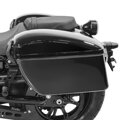 Univerzálne plastové bočné kufre pre motocykle, uzamykateľné - 2ks (pár), čierne