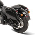 Univerzálne plastové bočné kufre so smerovkami pre motocykle, uzamykateľné - 2ks (pár), čierne