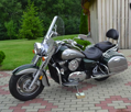 Chrómované nosiče na bočné kufre pre Kawasaki VN1600 NOMAD 