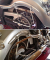 ROAD - Držiaky bočných brašní s podperou pre Yamaha Midnight Star XVS 1900