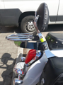 ROAD - Zadný nosič na originál opierku spolujazdca pre motocykle Suzuki Intruder / Volusia - VL800 / VL1500 / C800 / C50 / C90