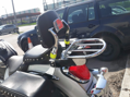 ROAD - Zadný nosič na originál opierku spolujazdca pre motocykle Suzuki Intruder / Volusia - VL800 / VL1500 / C800 / C50 / C90