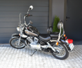 MOTON - Chrómový rám na zadný blatník pre YAMAHA VIRAGO 125