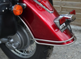 MOTON - Chrómovaný rám na zadný blatník pre  HONDA SHADOW 750 C4 AERO