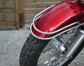 MOTON - Chrómovaný rám na predný blatník pre  HONDA SHADOW 750 C4 AERO