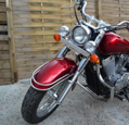 MOTON - Chrómovaný rám na predný blatník pre  HONDA SHADOW 750 C4 AERO