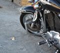 MOTON - Chrómovaný rám na predný blatník pre HONDA SHADOW 1100 / VT 1100