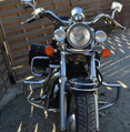 MOTON - Chrómovaný rám na predný blatník pre HONDA SHADOW 1100 / VT 1100