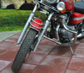 MOTON - Chrómovaný rám na predný blatník pre HONDA REBEL 125