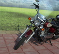MOTON - Chrómový rám na predný blatník pre YAMAHA DRAG STAR 125