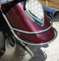 MOTON - Chrómový rám na zadný blatník pre YAMAHA ROAD STAR 1700