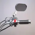 Chromovaný kryt prepínačov pre motocykle Honda