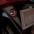 Univerzálne chrómované ozdoby pre motocykle 