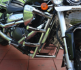 MOTON - Kryt chladiča pre Suzuki Intruder Volusia, C800, M800 - (Lebka)