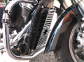 ROAD - Chrómovaný kryt chladiča pre Yamaha Midnight Star XVS 1300