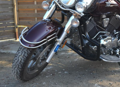 MOTON - Predný padací rám čierny pre YAMAHA DRAG STAR 650 V STAR CLASSIC 