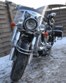 MOTON - Chrómový rám na predný blatník pre SUZUKI INTRUDER C 1800 R / BOULEVARD C 109