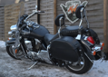 MOTON - Chrómovaný rám na zadný blatník pre SUZUKI INTRUDER C 1800 R / BOULEVARD C 109